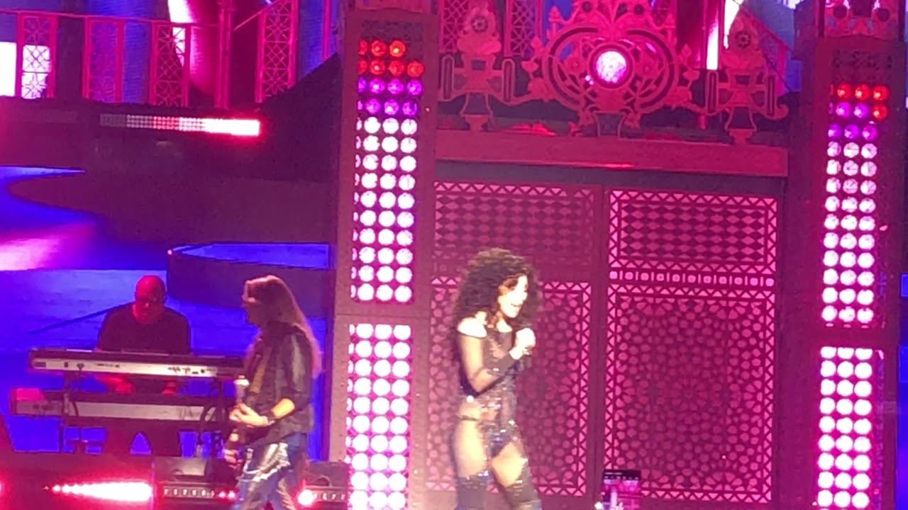 Cher - Turn Back Time (featuring Joel Hoekstra on guitar) in Solna, Sweden