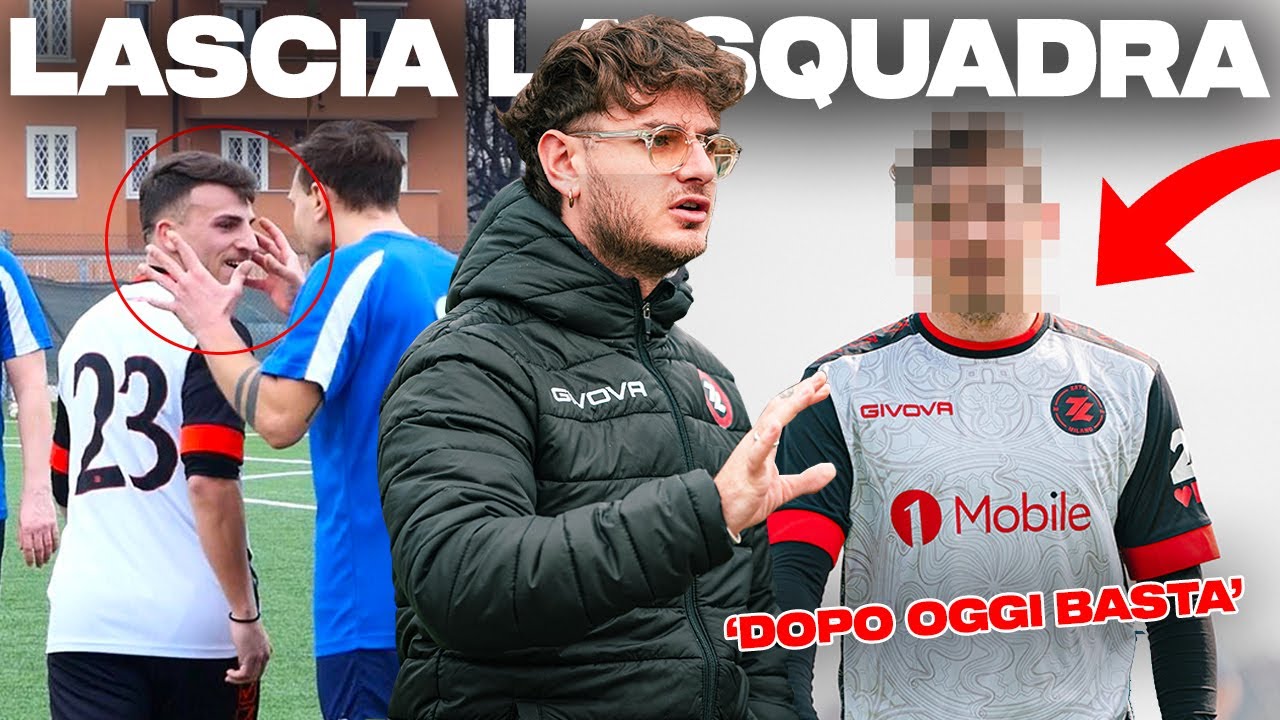 ⚽️😪 Un GIOCATORE LASCIA la SQUADRA! PARTITA DECISIVA per lo SCUDETTO in TERZA CATEGORIA!