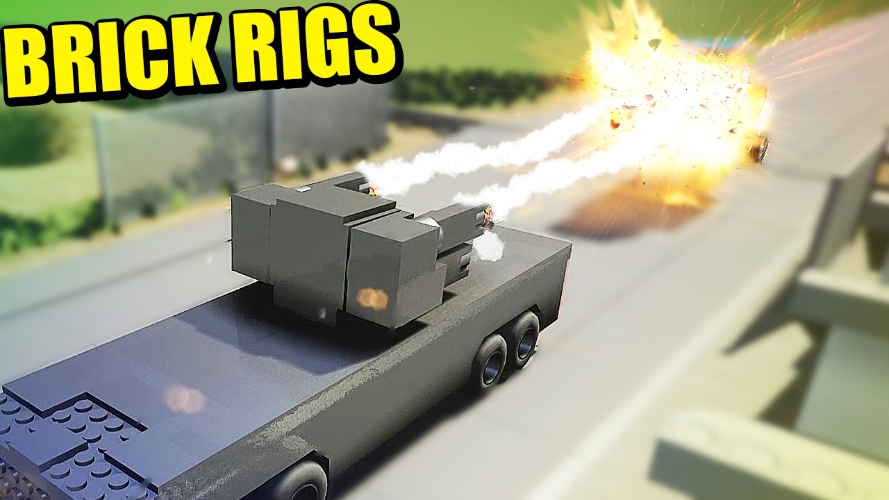 BRICK RIGS - AVIÓN DE RESCATE, TANQUE FUTURISTA, Y COHETES WAPOS