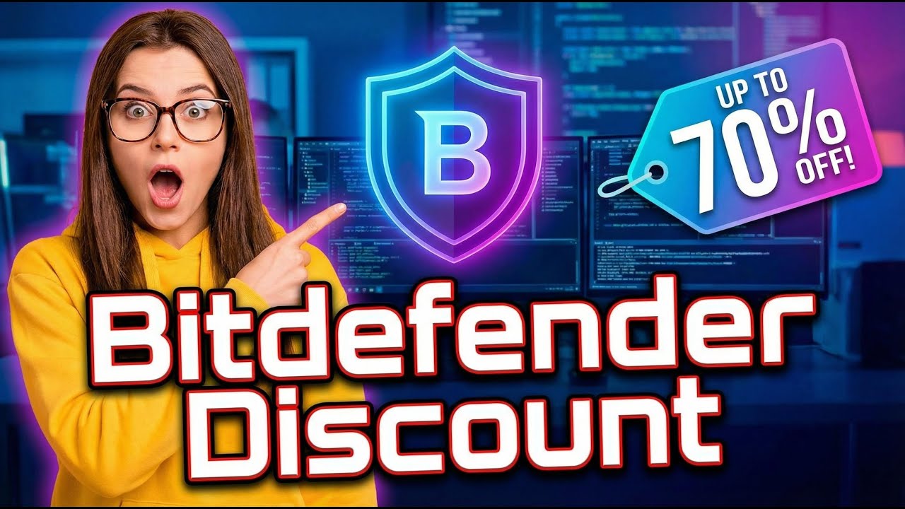 Bitdefender Discount Deal 2025 🔥 EXCLUSIVE 70% OFF Security Suite NOW