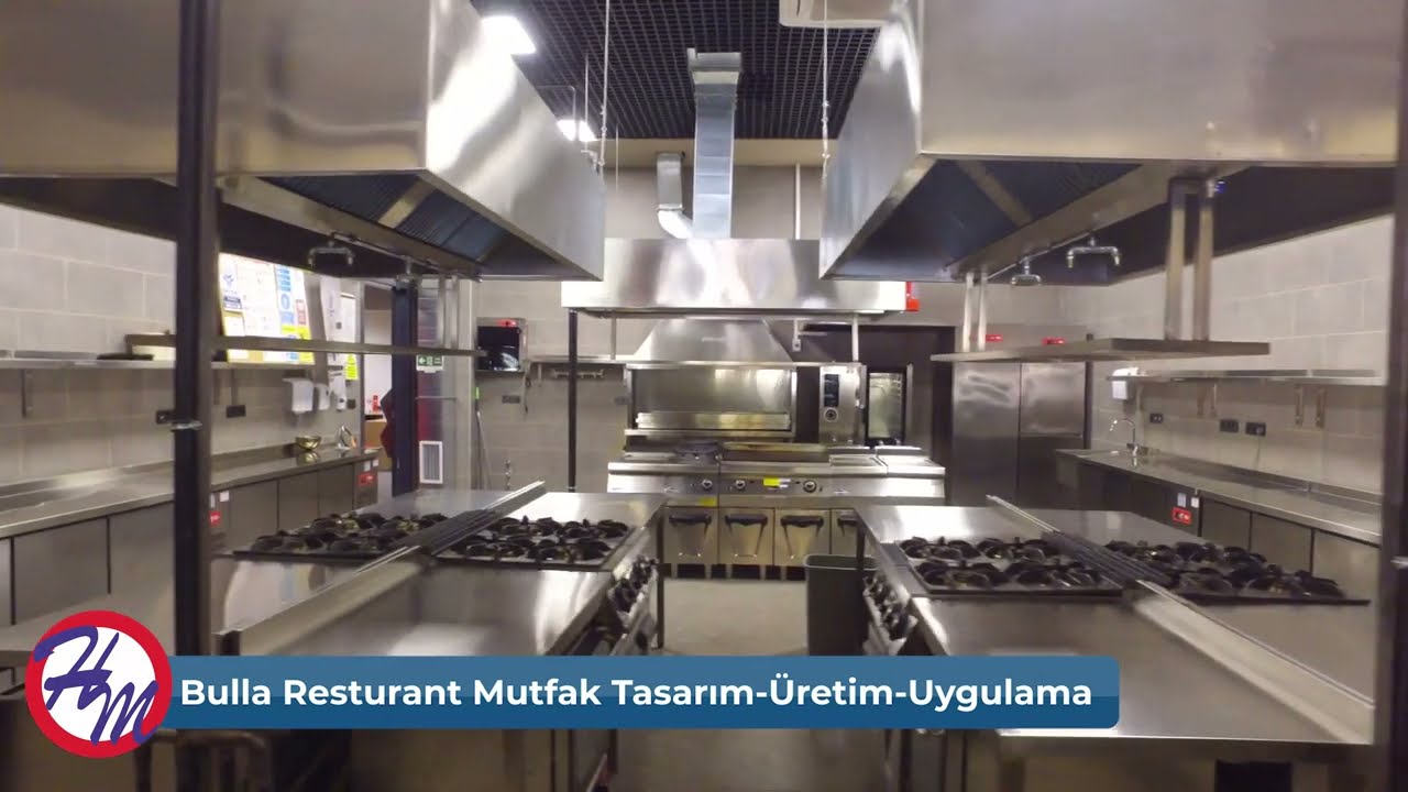 BULLA RESTAURANT ENDÜSTRİYEL MUTFAK TASARIM VE UYGULAMASI
