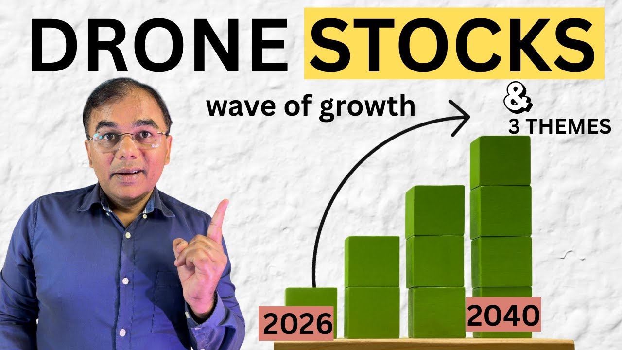 BIGGEST Stock themes for 2040 - Few Drone Stocks, Data Center stocks discussed - Umesh Tripathi