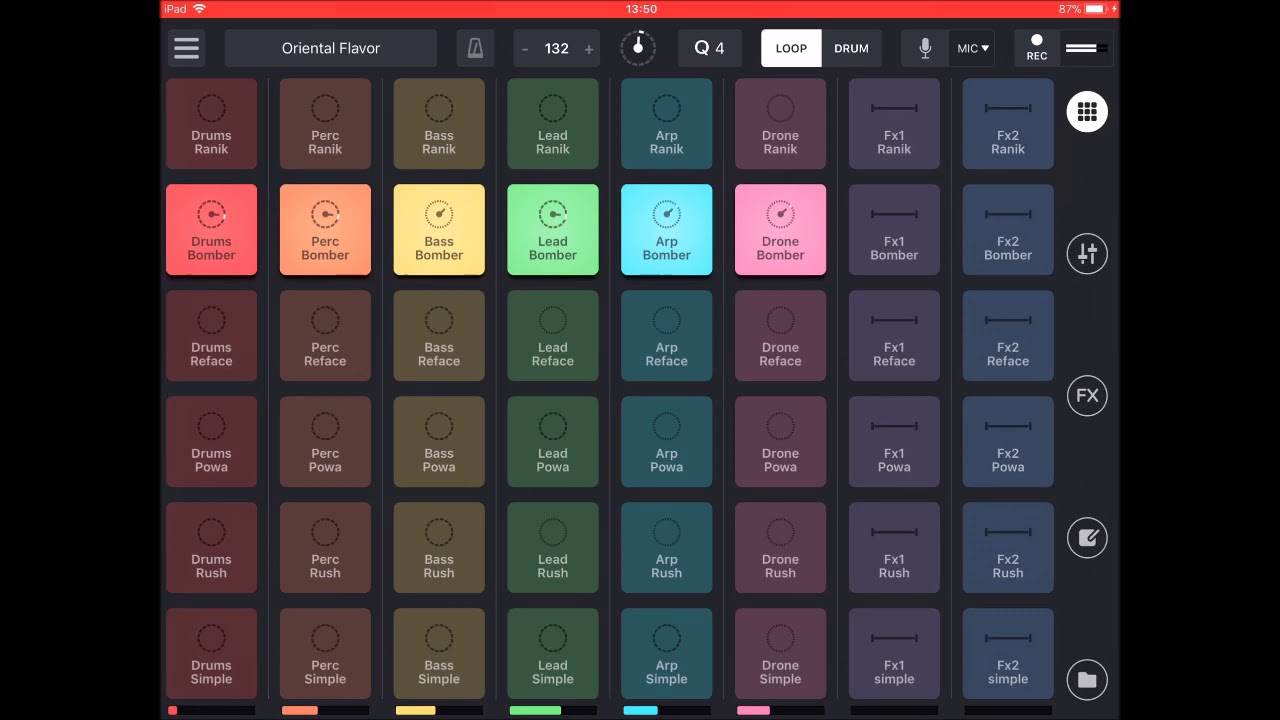 Remixlive The ORIENTAL FLAVOR Sound Pack Demo for the iPad