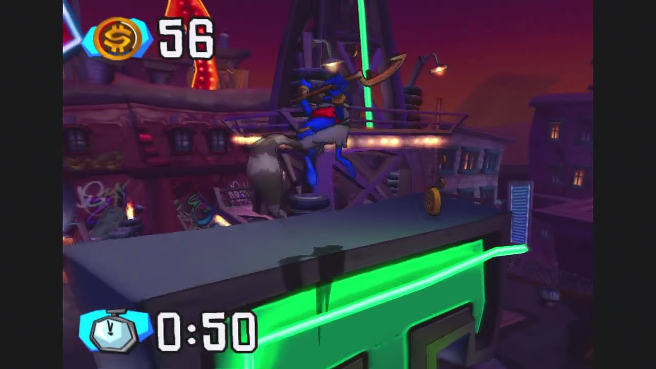Let's Play Sly Cooper: and the Thievius Raccoonus: Part 11: Sunset Snake Eyes Time Trials