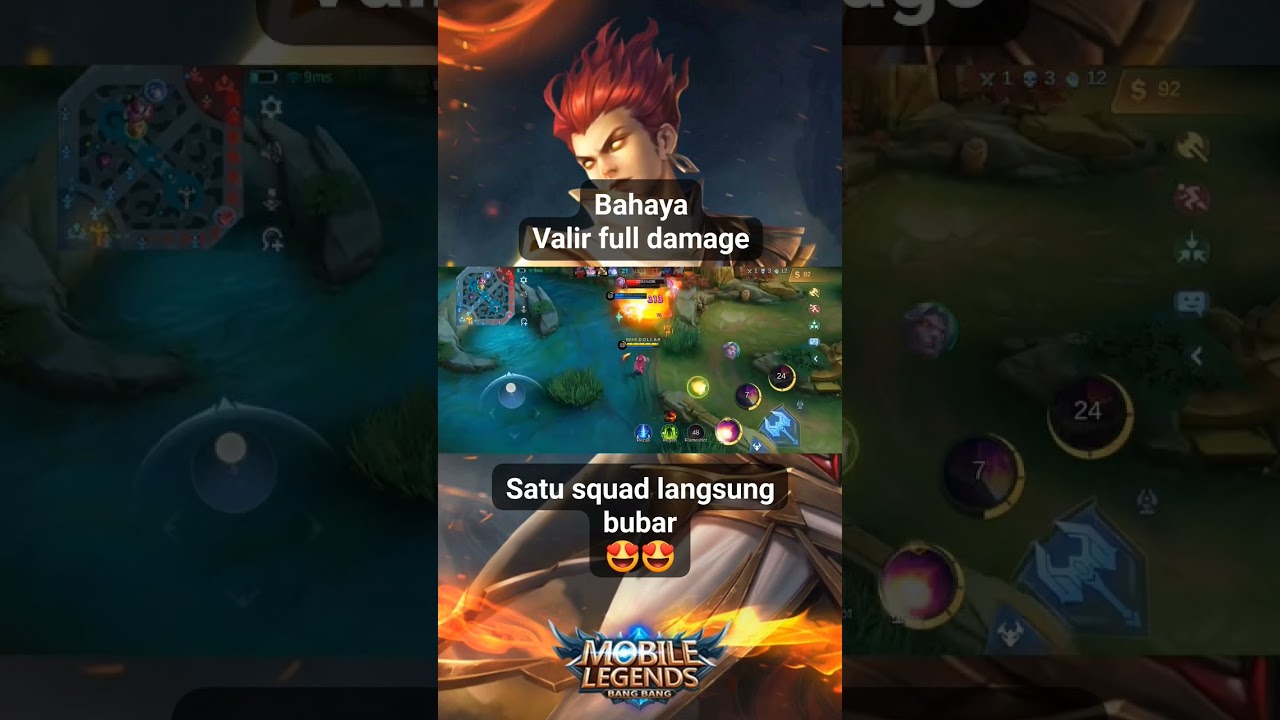 saat valir full damage langsung kepanasan semua 😁 