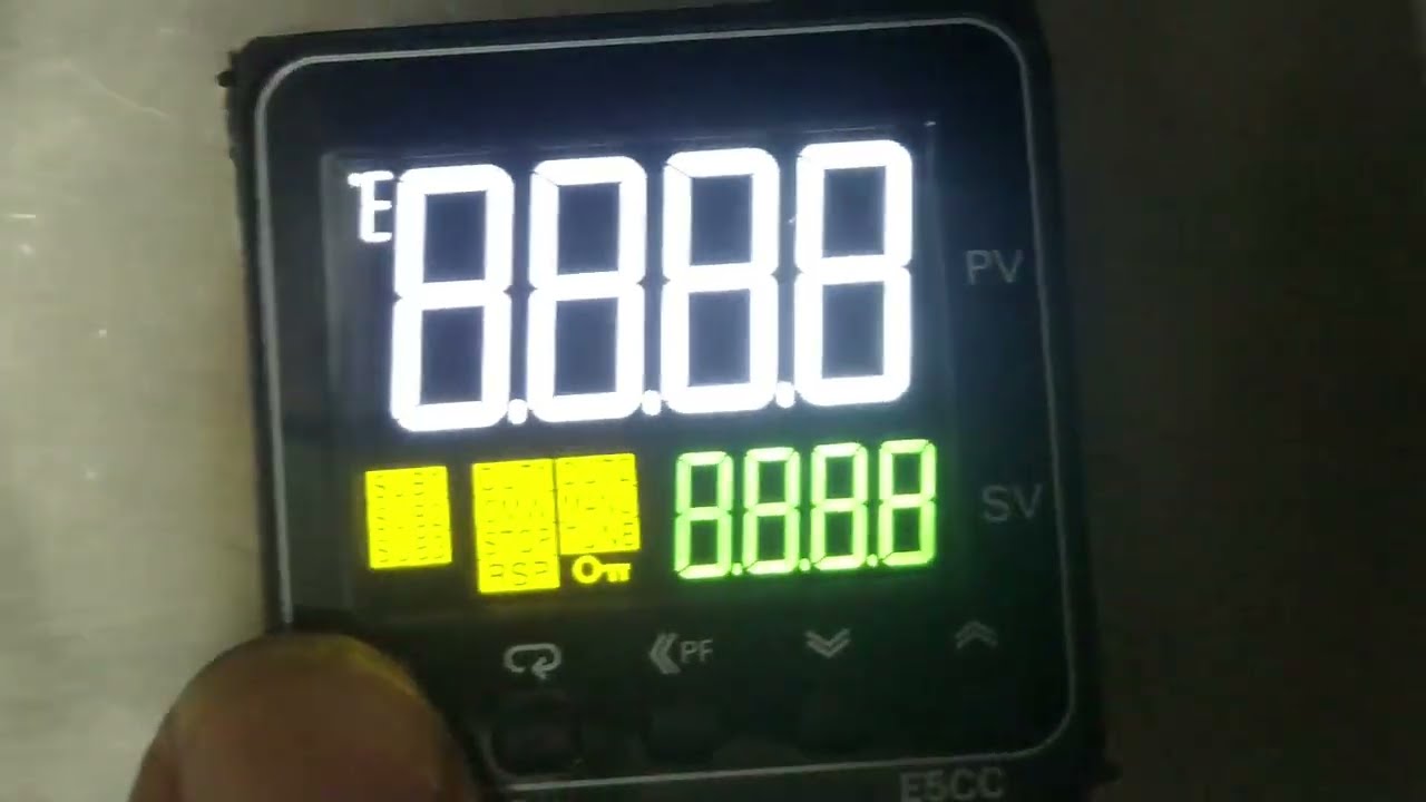 E5cc temperature controller setting@ E5CC temperature controller sub1&sub 2 on off