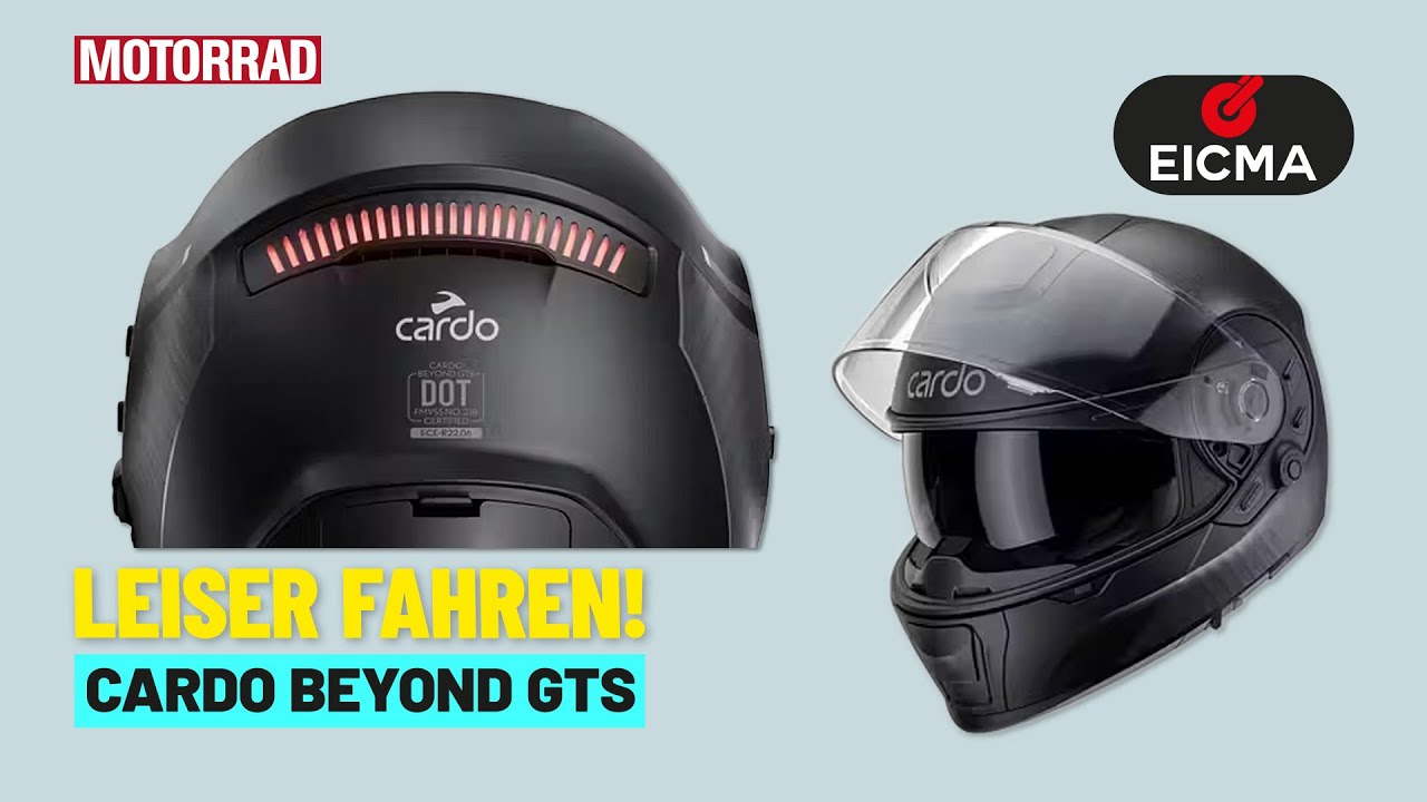 Cardo Beyond GTS: Der erste Motorradhelm mit echtem Active Noise Cancelling! | Coffee Stop Eicma