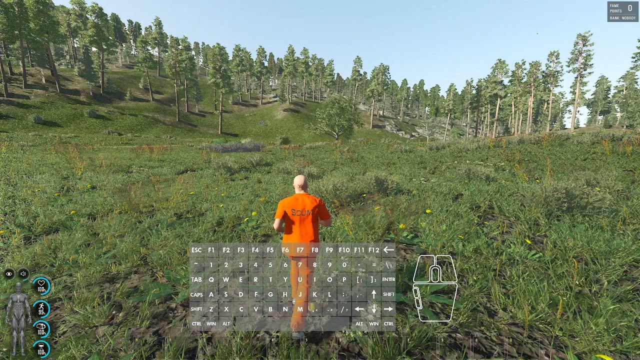 SCUM Tips | How to auto run/walk