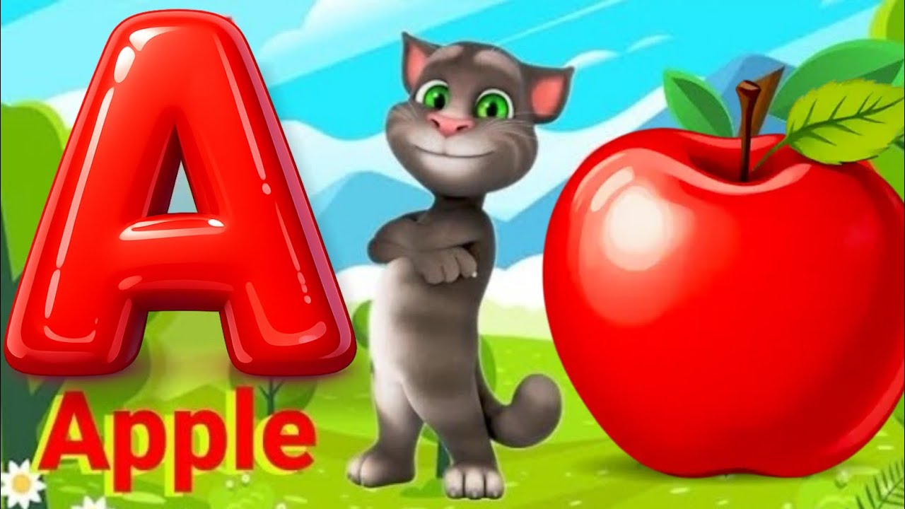 A for apple । अ से अनार। abcd। Phonics song