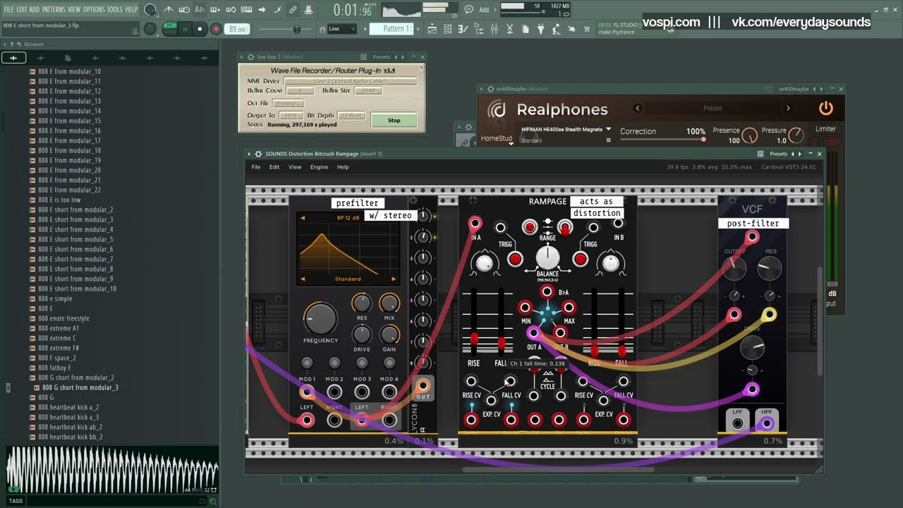 Befaco Rampage + filters = insane distortion FX