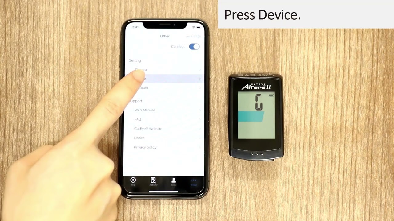CatEye AirGPS II How To Video (iPhone)