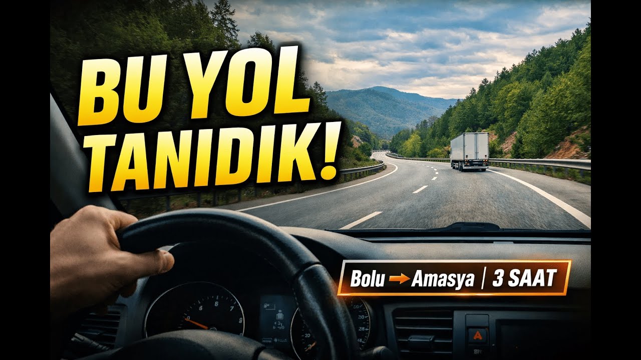 Bu Yolu Herkes Geçiyor Ama Kimse Böyle İzlemiyor | Bolu → Amasya