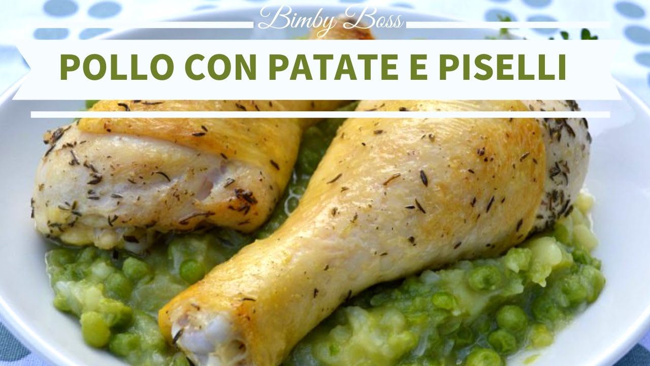 Pollo con patate e piselli | Bimby TM6 TM5 TM31 - Thermomix