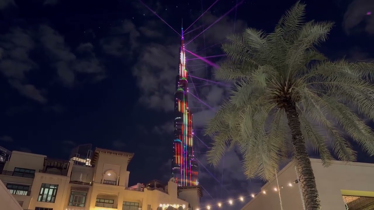 NYE night at Burj Khalifa 