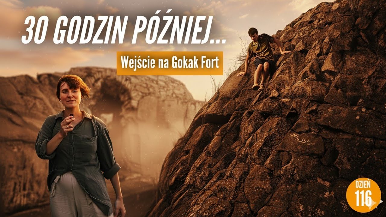 Indie o wschodzie: 30h bez snu i wejście na Gokak Fort | Autostopem do Australii – dzień 116