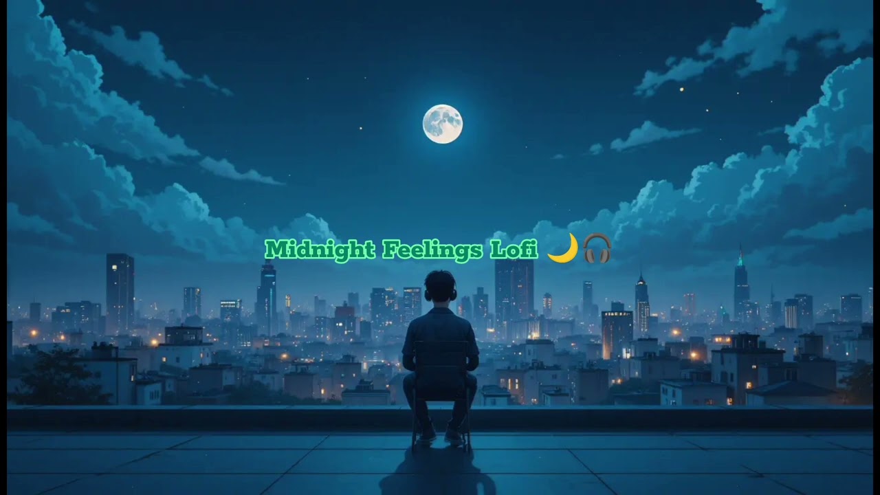 Midnight Feelings Lofi 🌙🎧 | Hindi Lofi Song for Calm | Relax & Peace ✨