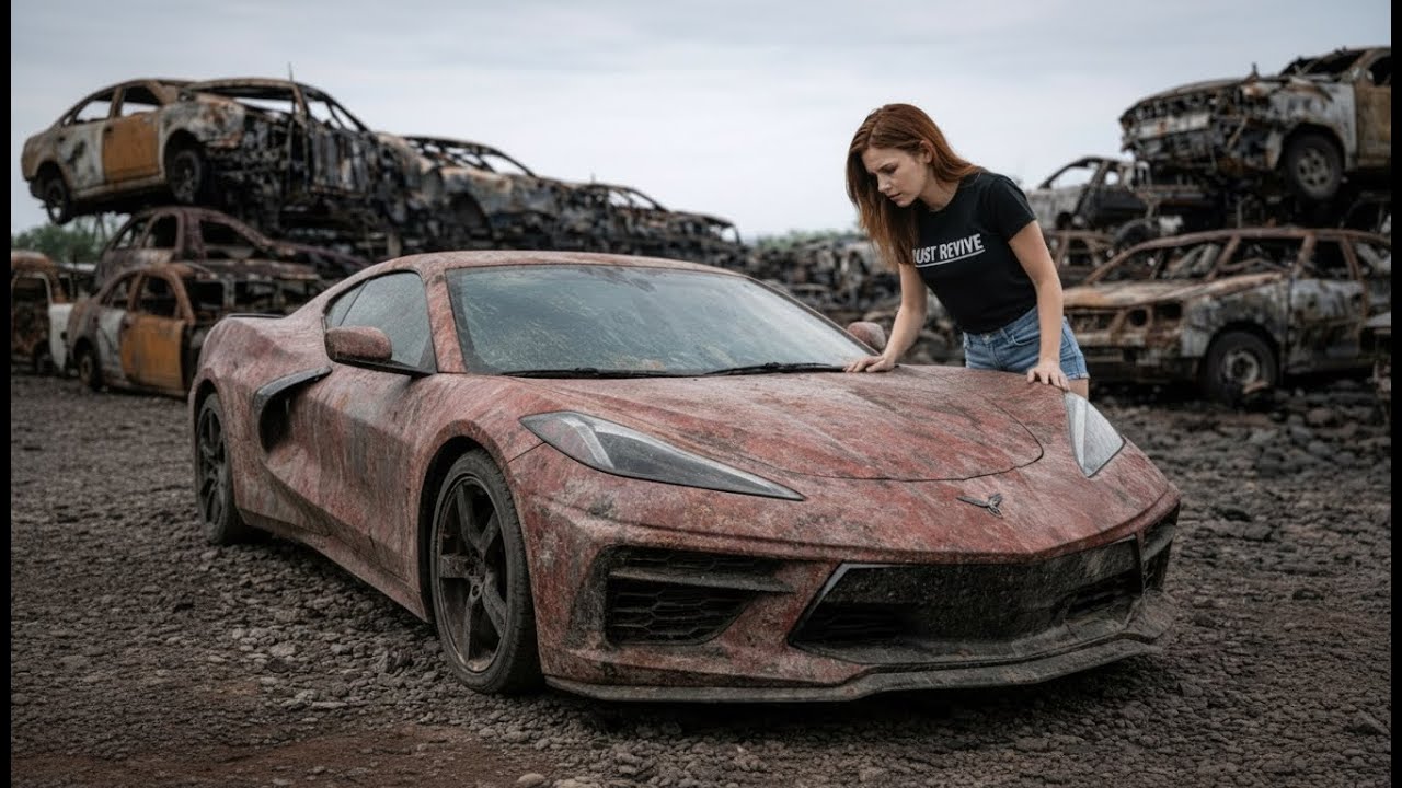 ASMR Car Restoration | 2020 Corvette C8 Full Restoration from Rust to Luxury