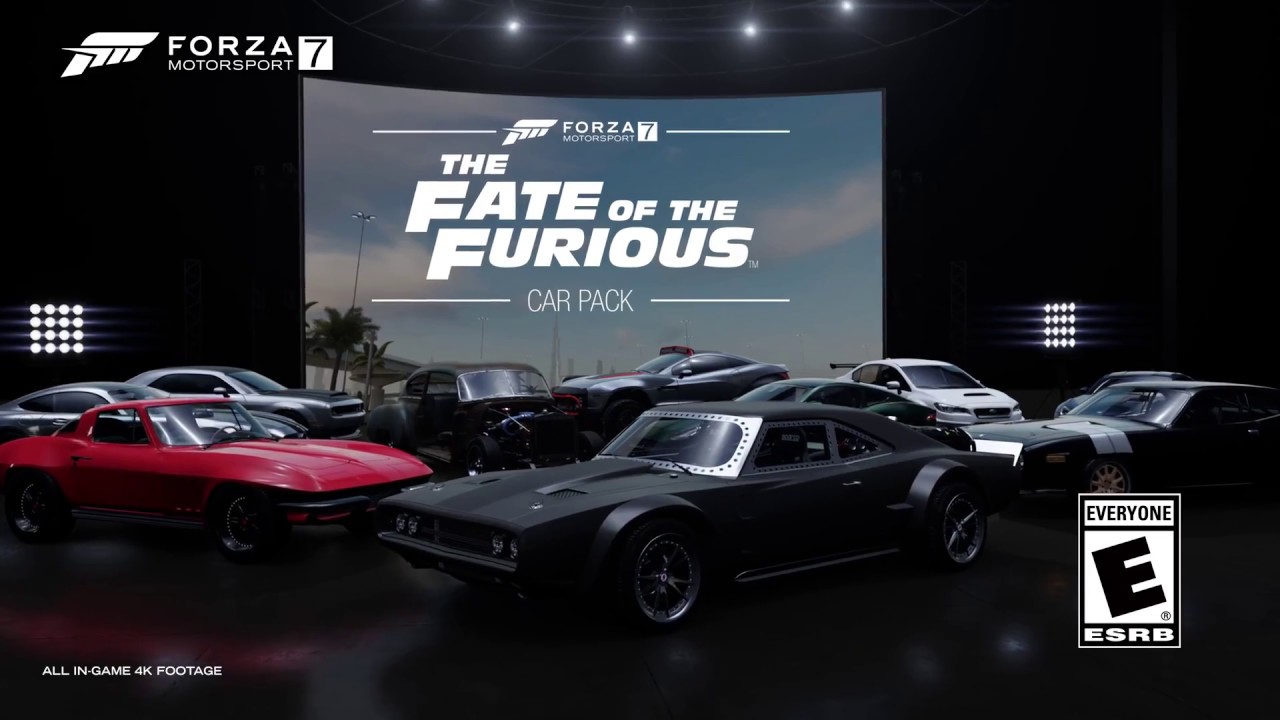 Forza Motorsport 7 Fate of the Furious Car Pack