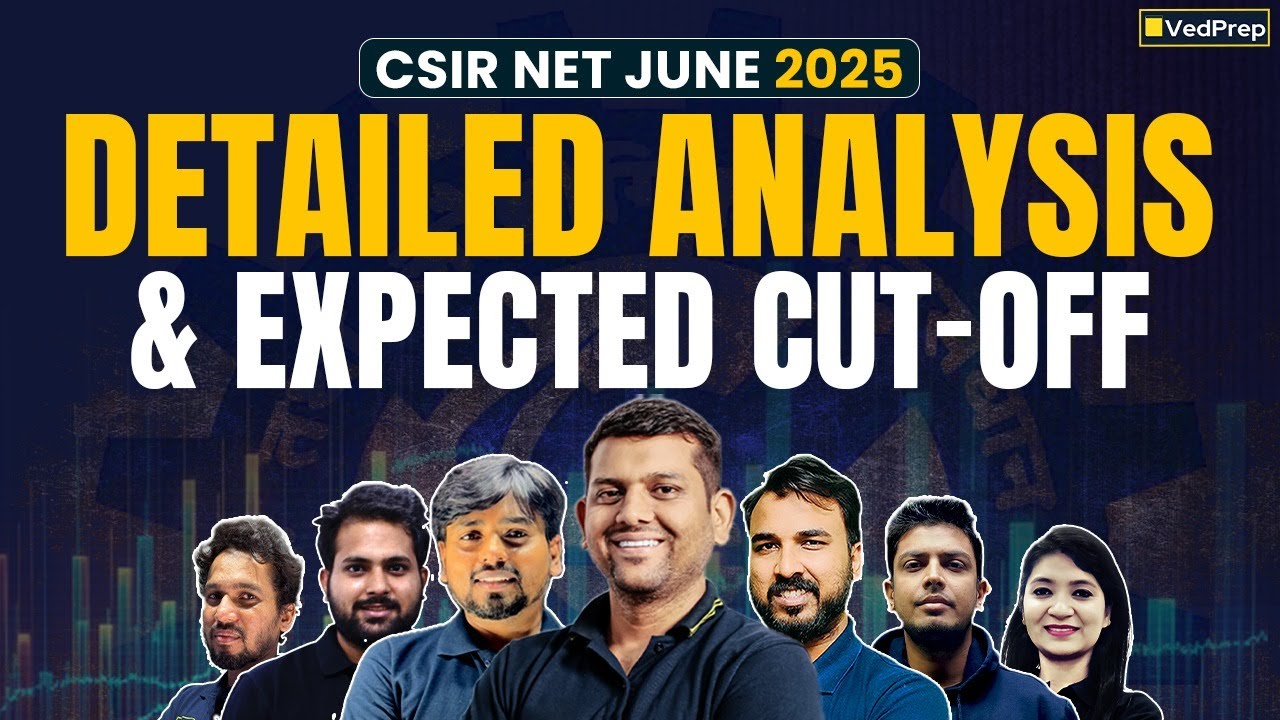 📊 CSIR NET June 2025 Paper Analysis & Expected Cut-Off | CSIR NET June 2025 Chemical Sciences