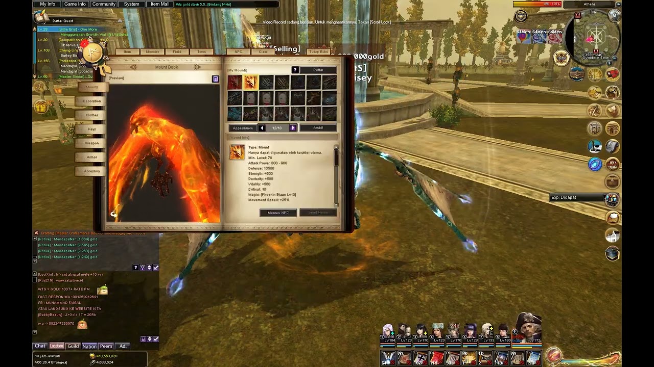 ATLANTICA REBIRTH INDONESIA - MY ACCOUNT UPDATE.