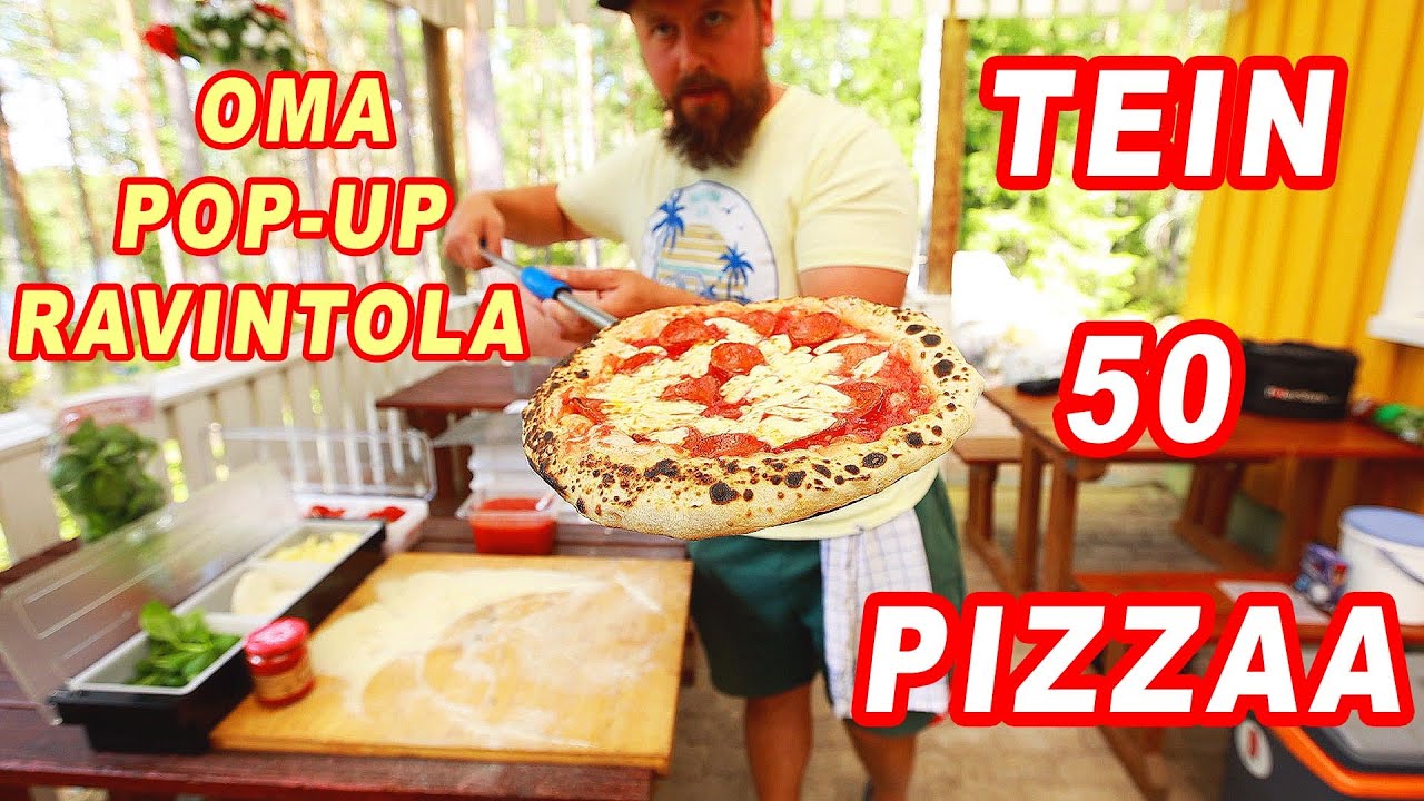TEIN 50 PIZZAA JA KERRON MIKSI SINUNKIN KANNATTAISI TEHDÄ!? | Pop-Up Ravintola ep.1