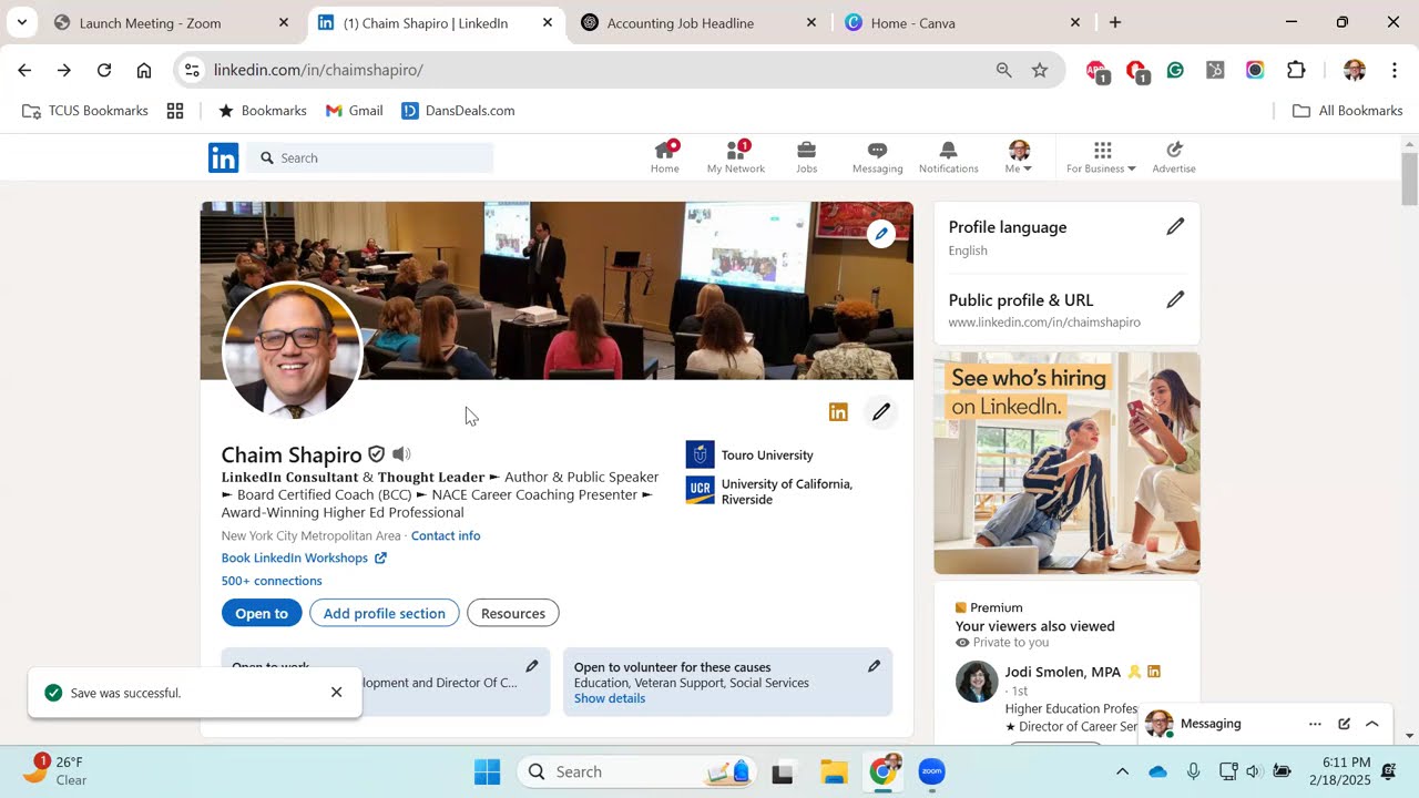 LinkedIn for the Job Search-2025