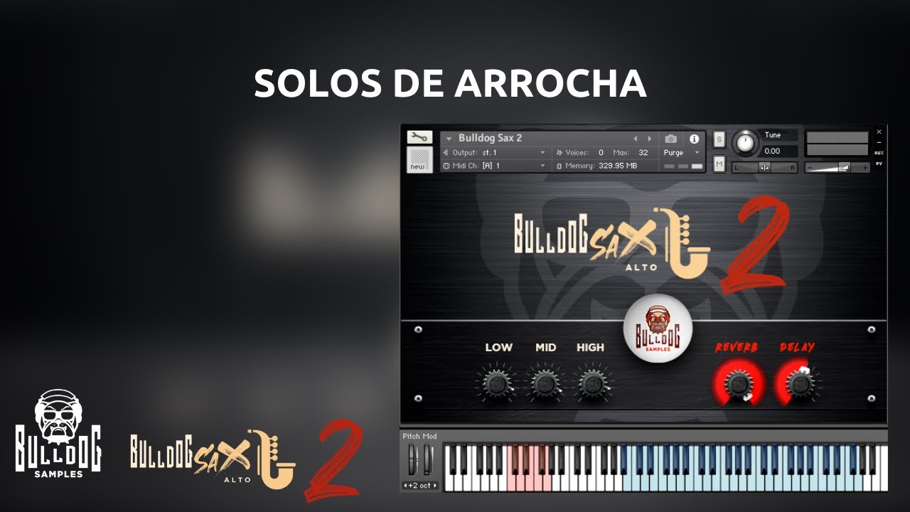 BULLDOG SAX 2 | SOLOS DE ARROCHA |SAMPLE PARA KONTAKT