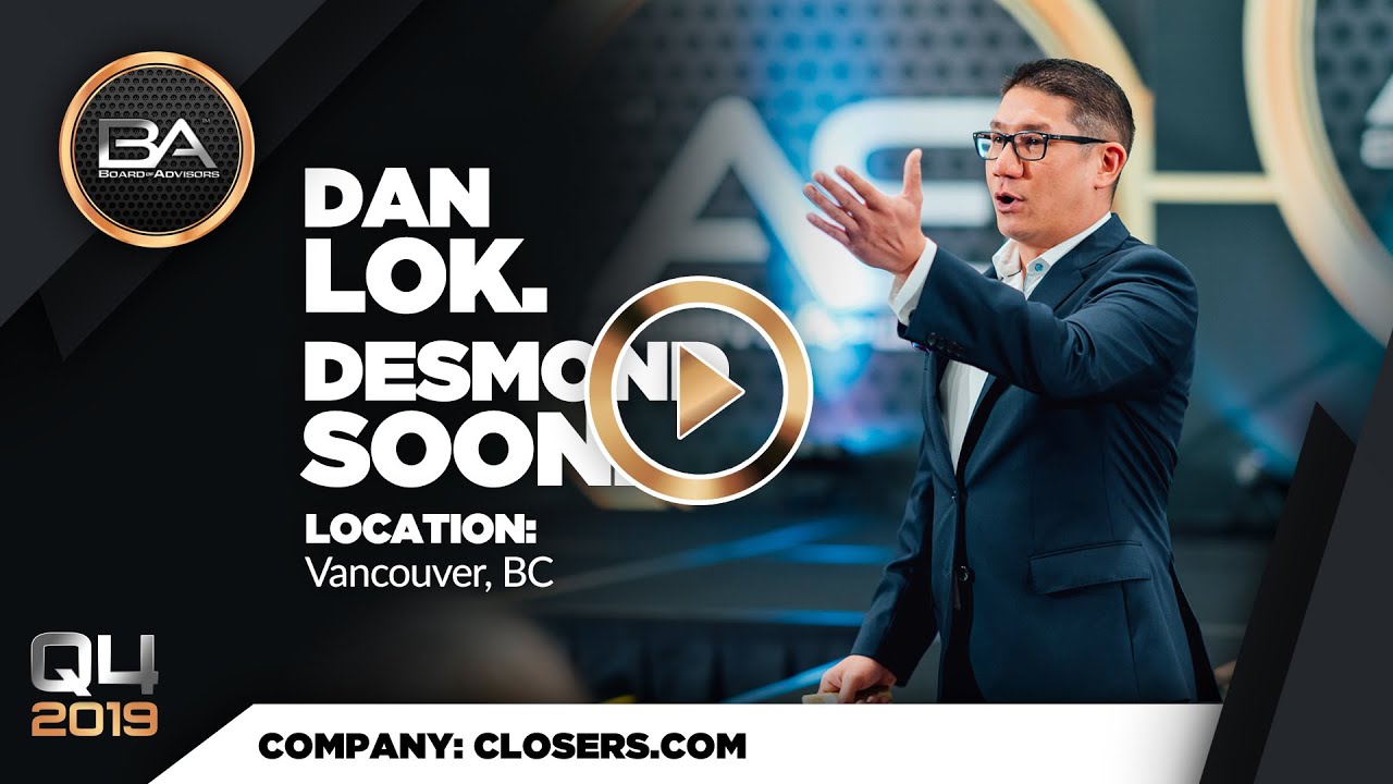 Closers.com - DESMOND SOON's Board Of Advisors Mastermind Review