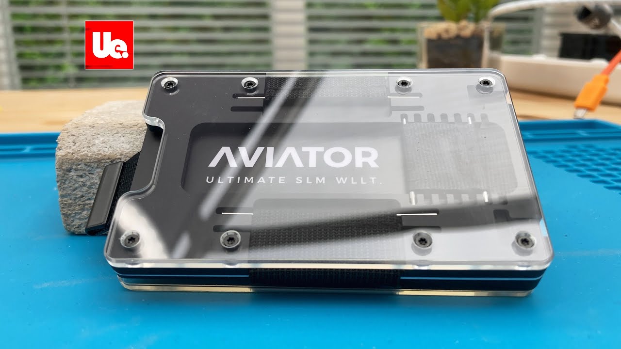 World's 1st Transparent Minimalist Wallet | Aviator RFID Wallet Review