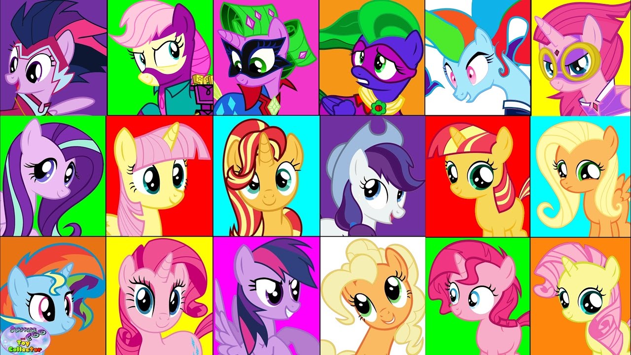 My Little Pony Color Swap Mane 6 Transforms Compilation Episode Surprise Egg and Toy Collector SETC
