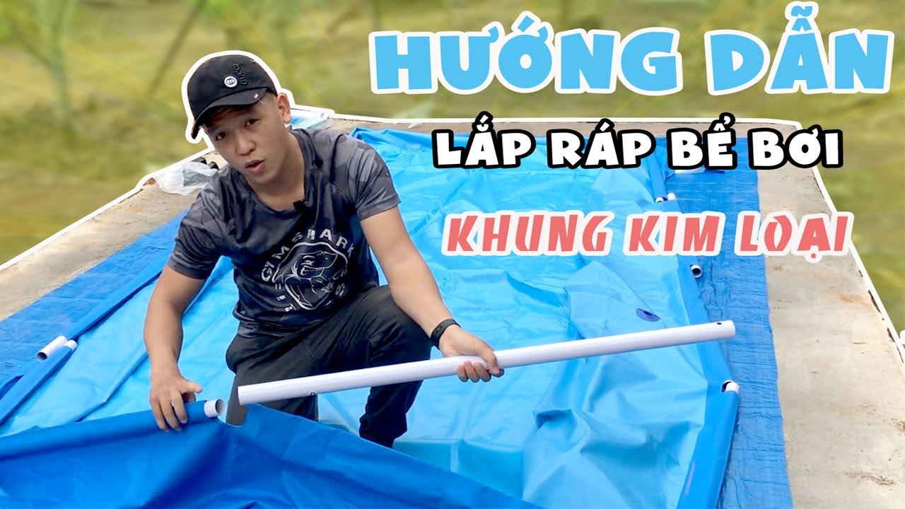 Hướng dẫn lắp ráp hồ bơi khung kim loại bestwway 56405 - SDT liên hệ : 0364108524