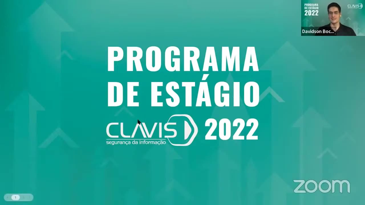 Webinar Clavis - Programa de Estágio