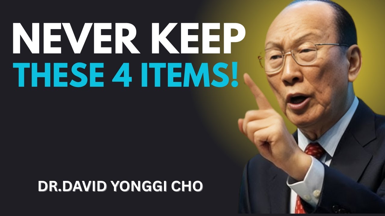 God Warns: NEVER Keep These 4 Items in Your Bedroom | Dr. David Yonggi Cho