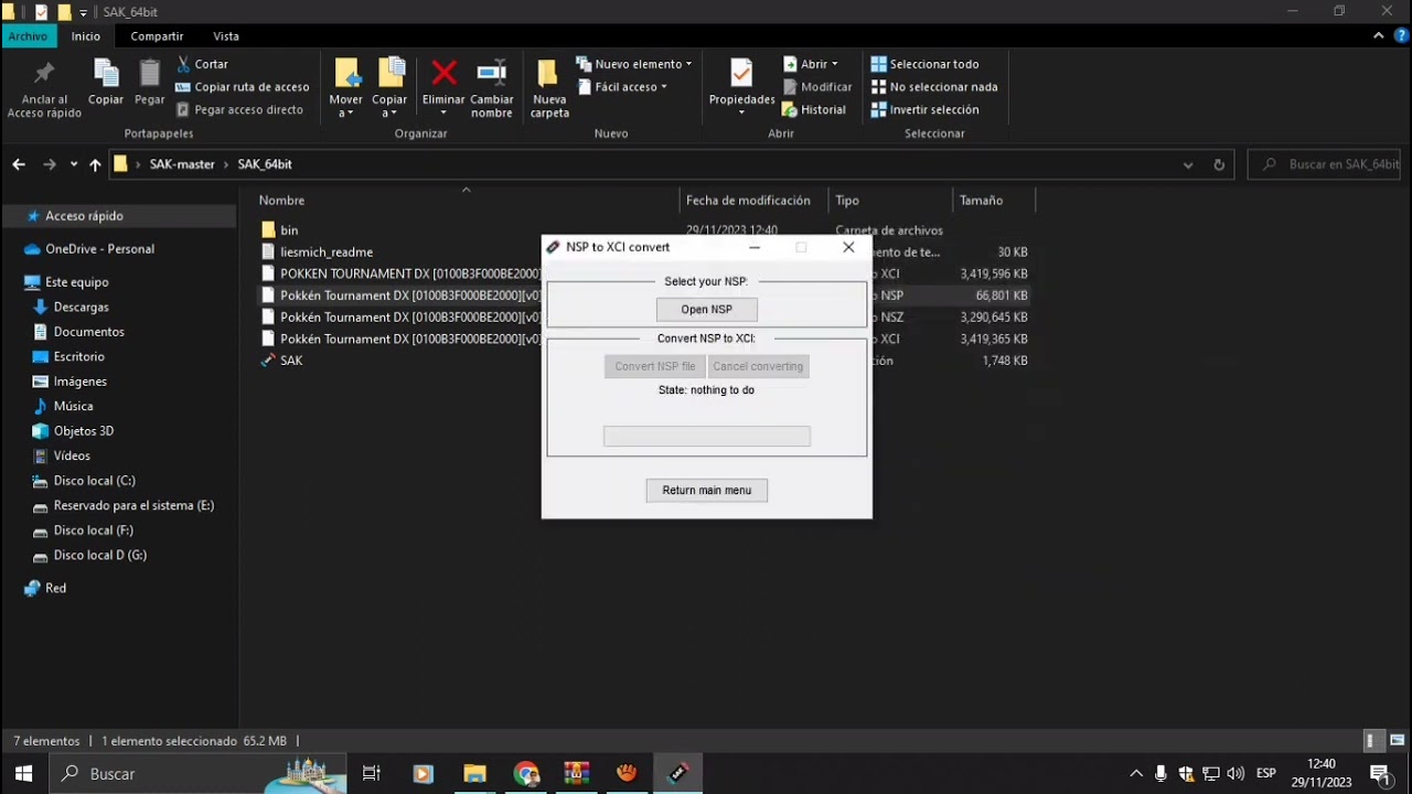Convertir juegos NSZ a NSP y XCI (instalar dlc / update/ pack de voces)