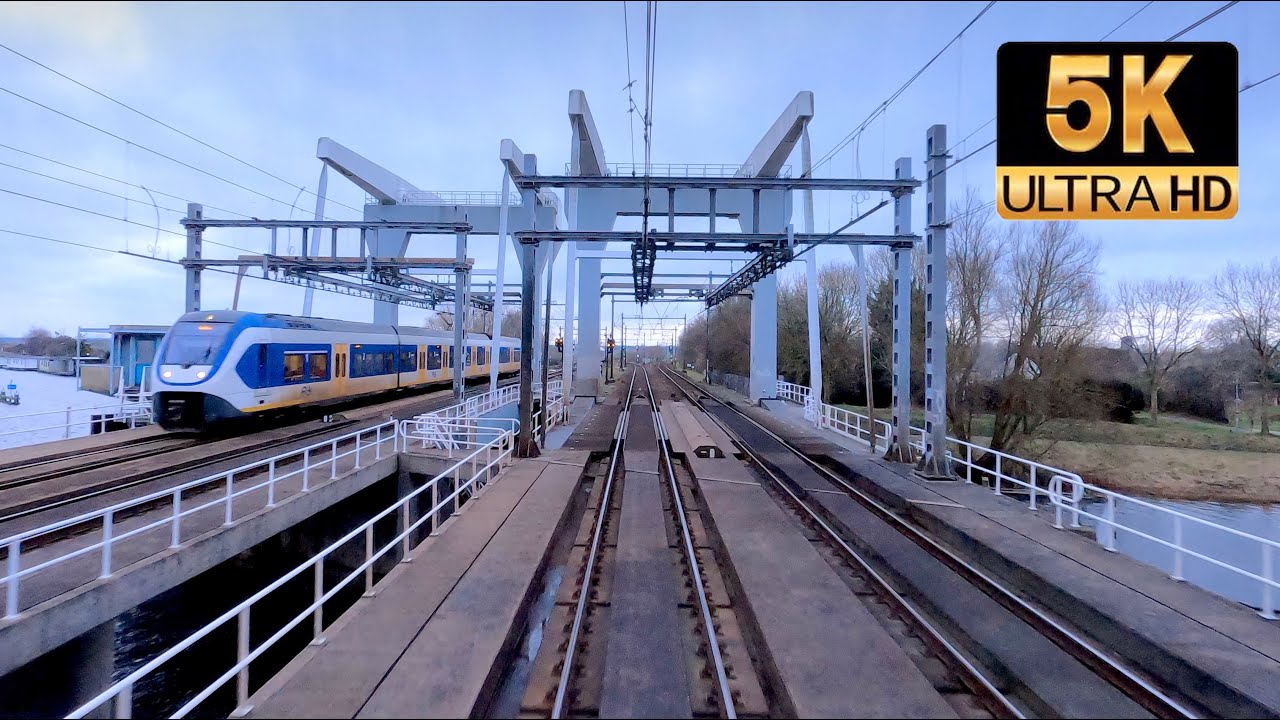 [5K] Walk to my train & Oh no, not again... Amsterdam - Amersfoort CABVIEW HOLLAND SLT 30jan 2021