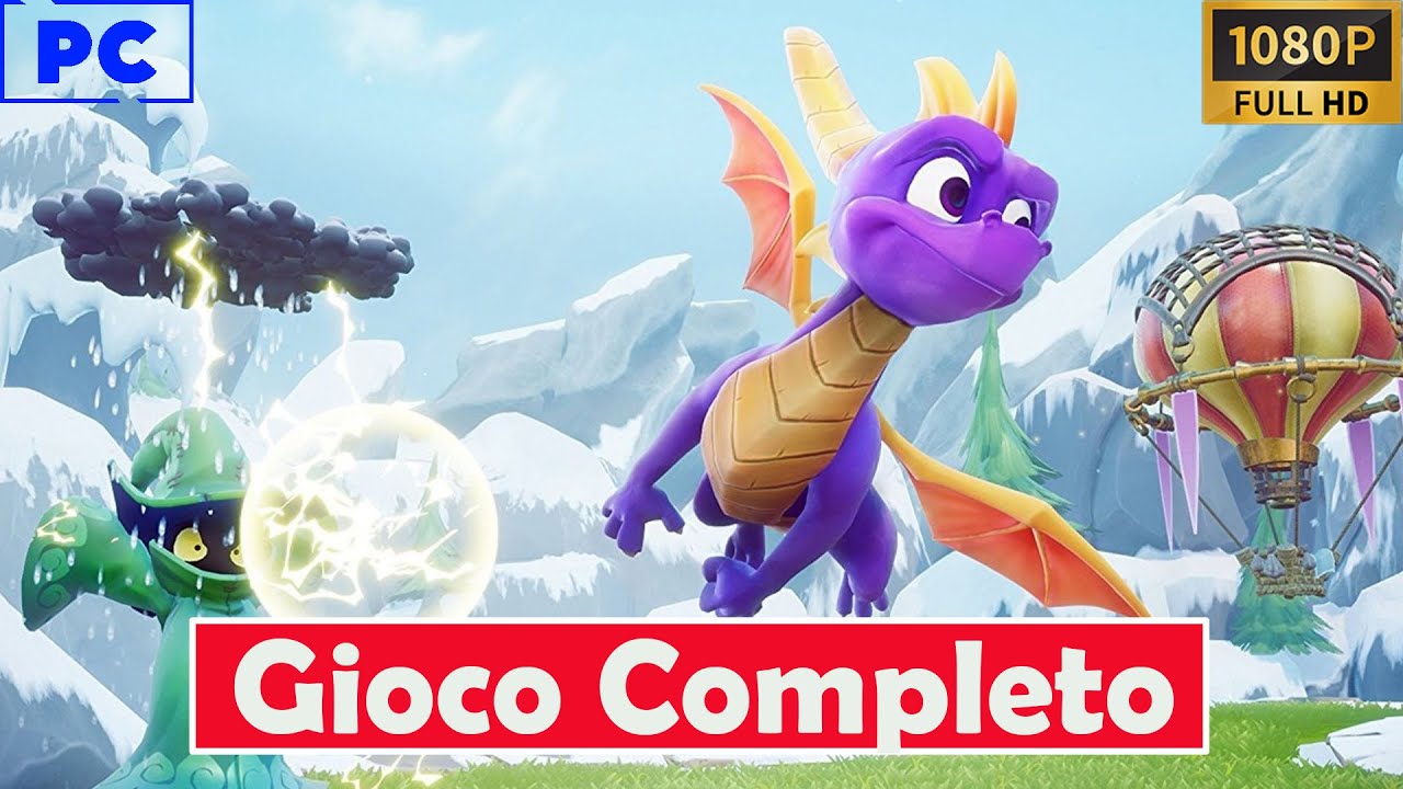 Spyro the Dragon (Spyro Reignited Trilogy)Gameplay walkthrough Gioco completo ITA (PC)-No Commentary