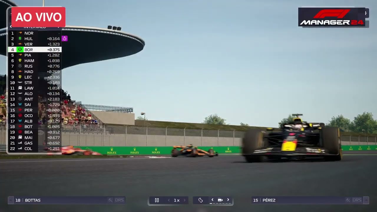 F1 AO VIVO GP DA CHINA CORRIDA SPRINT COM IMAGENS VERSTAPPEN NA FRENTE F1 HOJE - F1 MANAGER 24