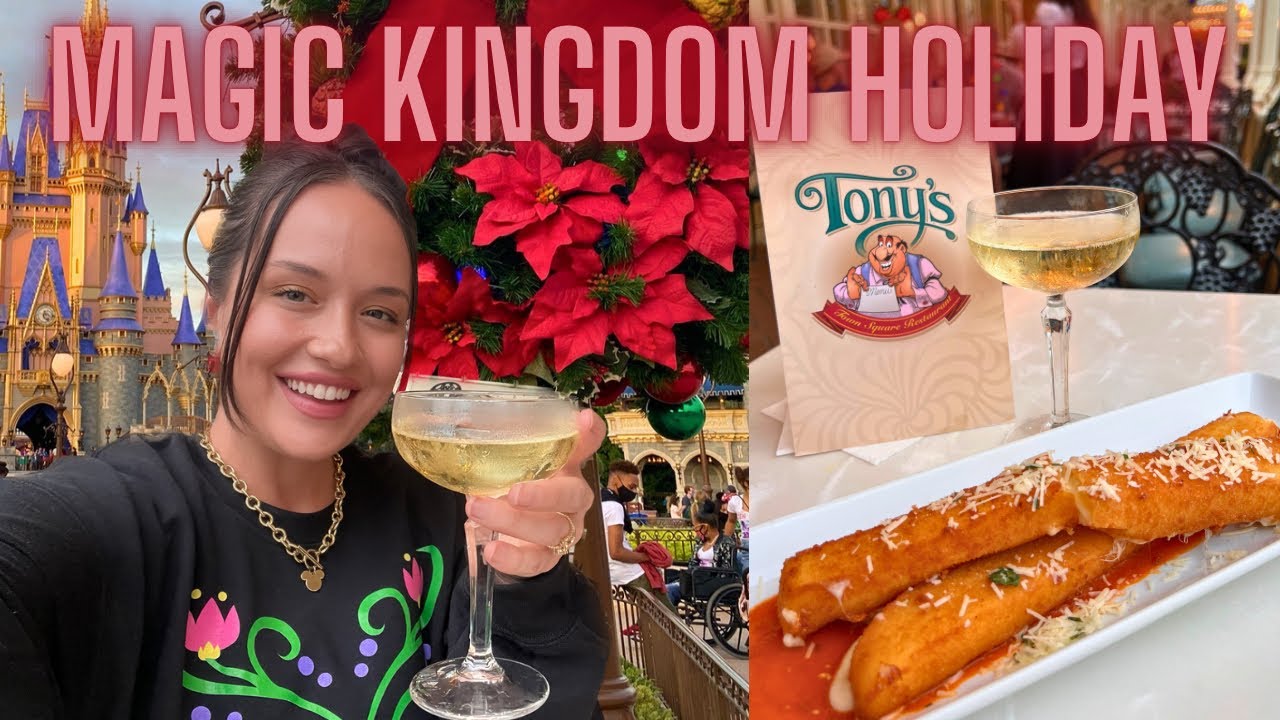 Disney's Magic Kingdom Holiday | NEW Decorations & Dining At Tony's Town Square!