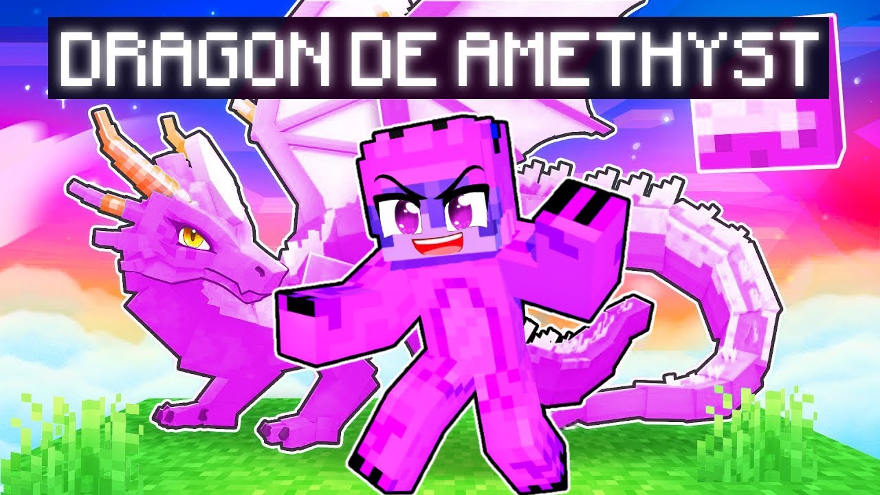 Cristineel ESTE Dragon De *AMETHYST* in Minecraft!
