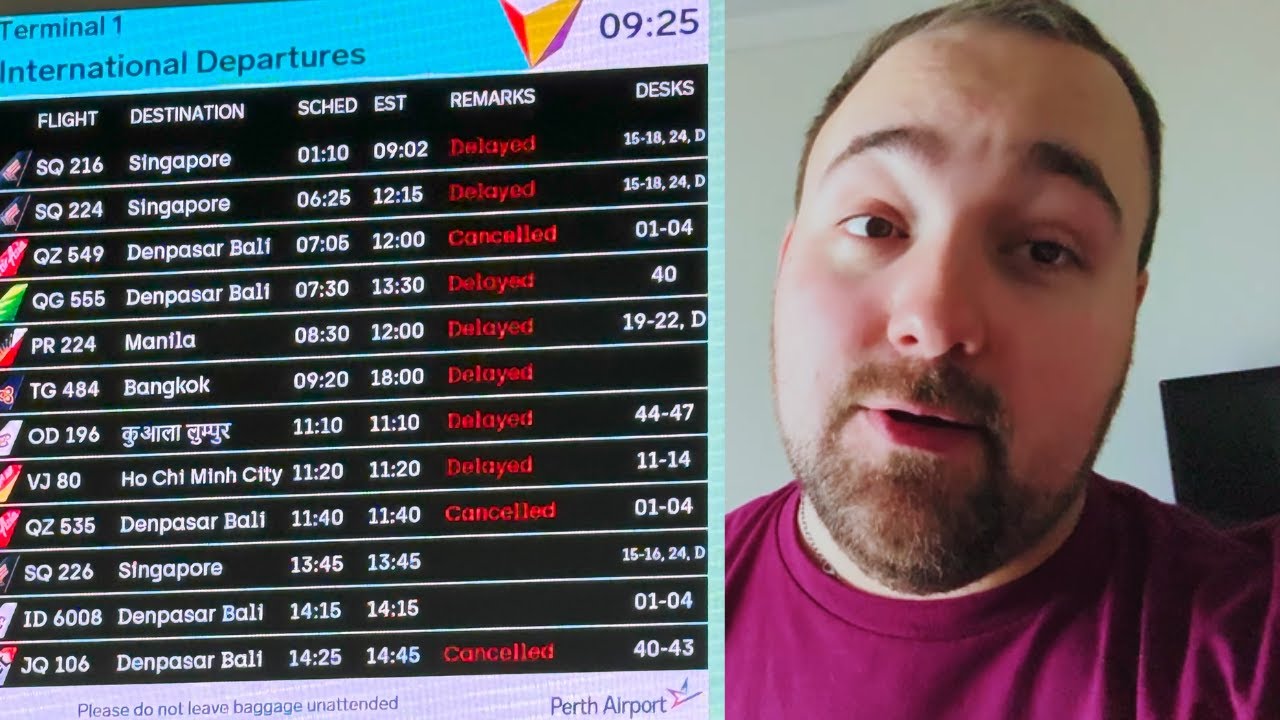 Travel CHAOS at Perth Airport | 2024
