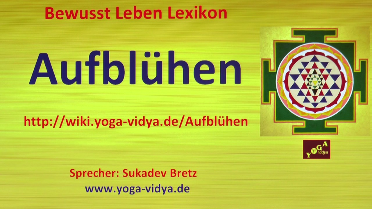 Aufbl&uuml;hen