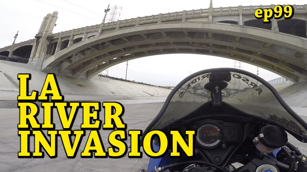 Motorcycles in the LA River and a Cheesesteak