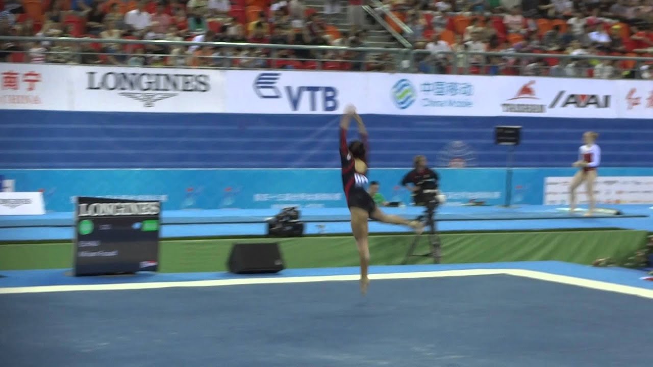 Miriam El Hajj EGY - Floor - 2014 World Gymnastics Championships