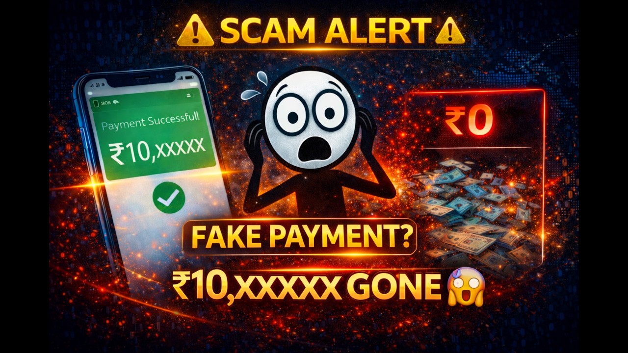 Fake UPI Screenshot Scam 😱 | Don&rsquo;t Send Money Without Checking!