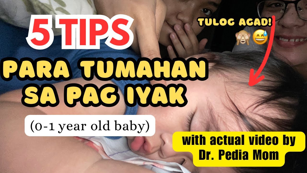 5 TIPS PARA TUMAHAN sa PAG-IYAK si baby (0-1 year old)| Dr. Pedia Mom
