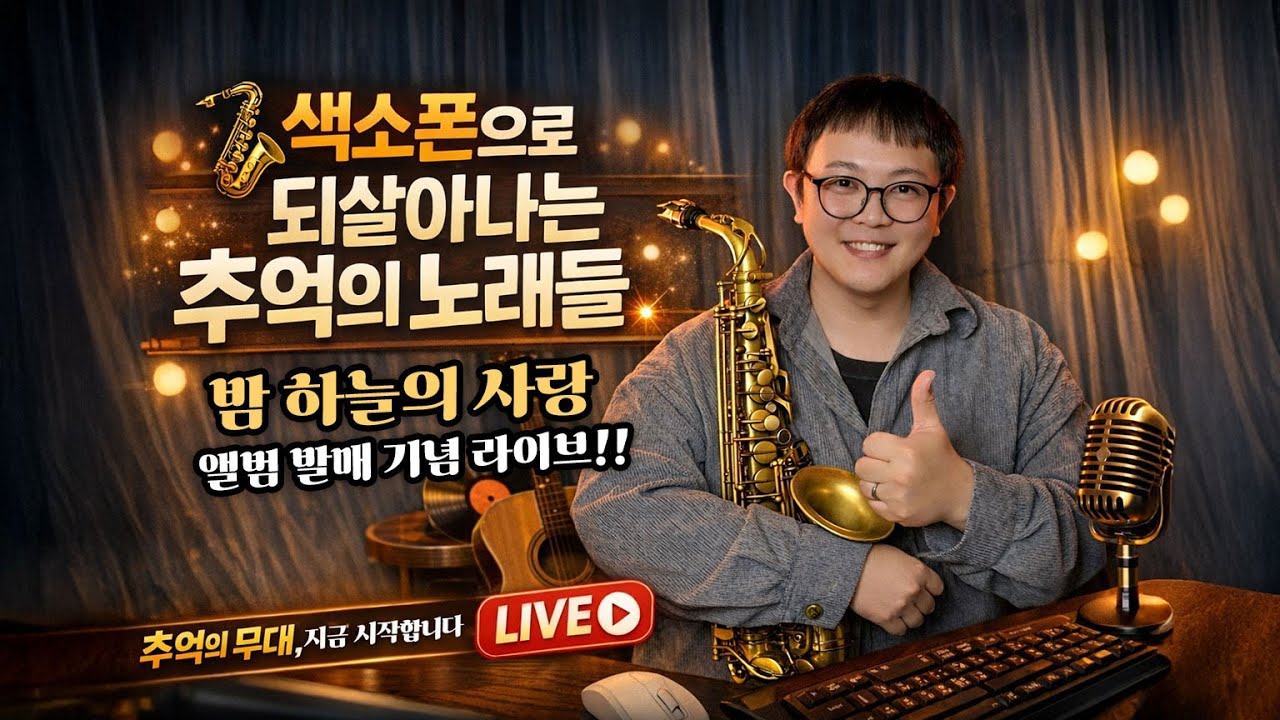 🎷 추억으로 떠나는 색소폰 여행 | 오늘 앨범 발매 기념 라이브