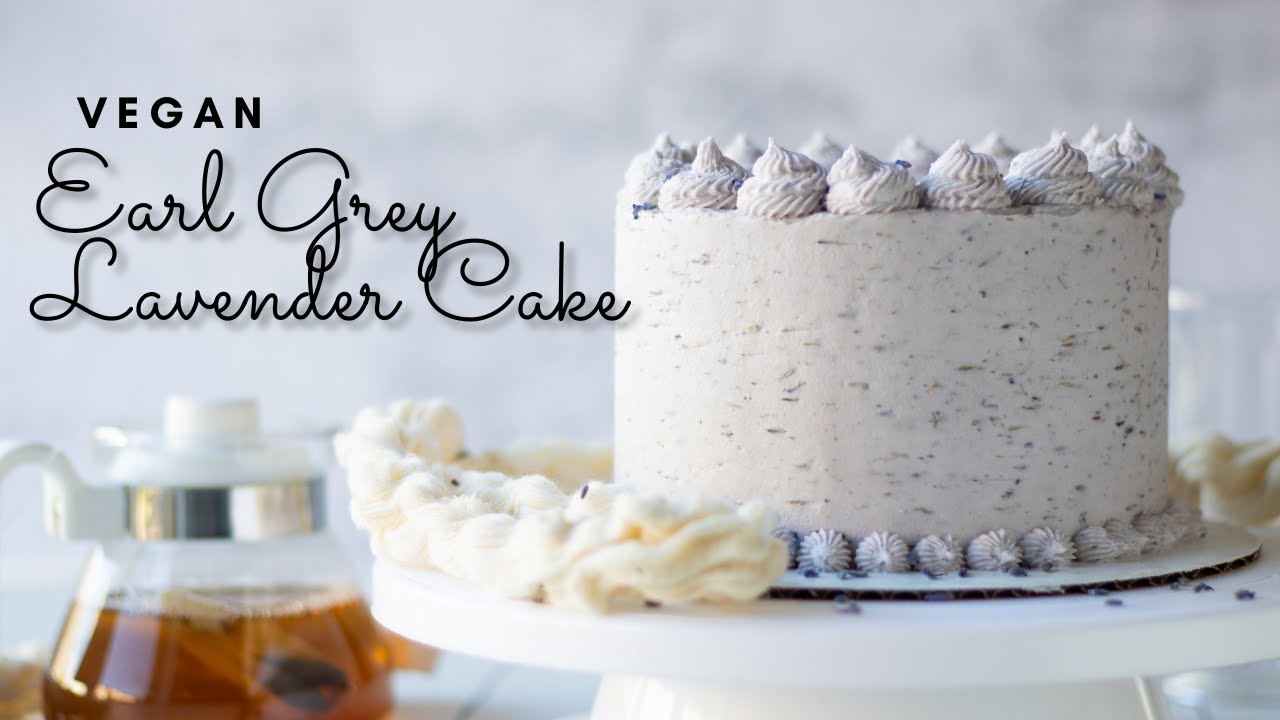 Earl Grey Lavender Cake | VEGAN Cake
