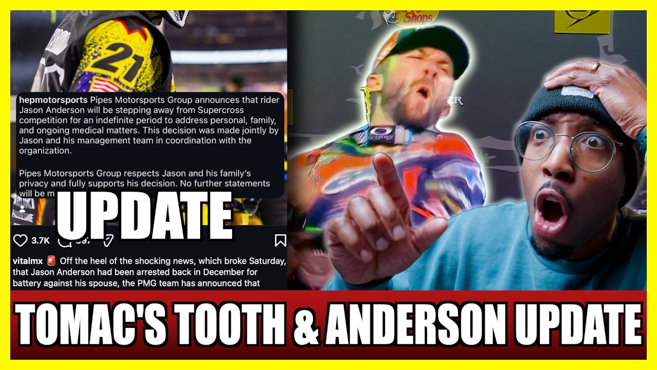 Tomac Makes HISTORY & Chips Tooth | Anderson Out INDEFINITELY? 😳| Davies Is The Future!