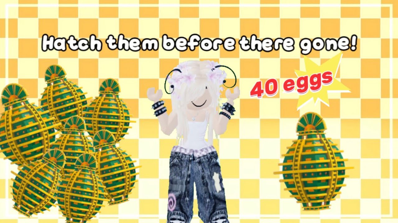 Hatching Aztec eggs before there gone!/adopt me