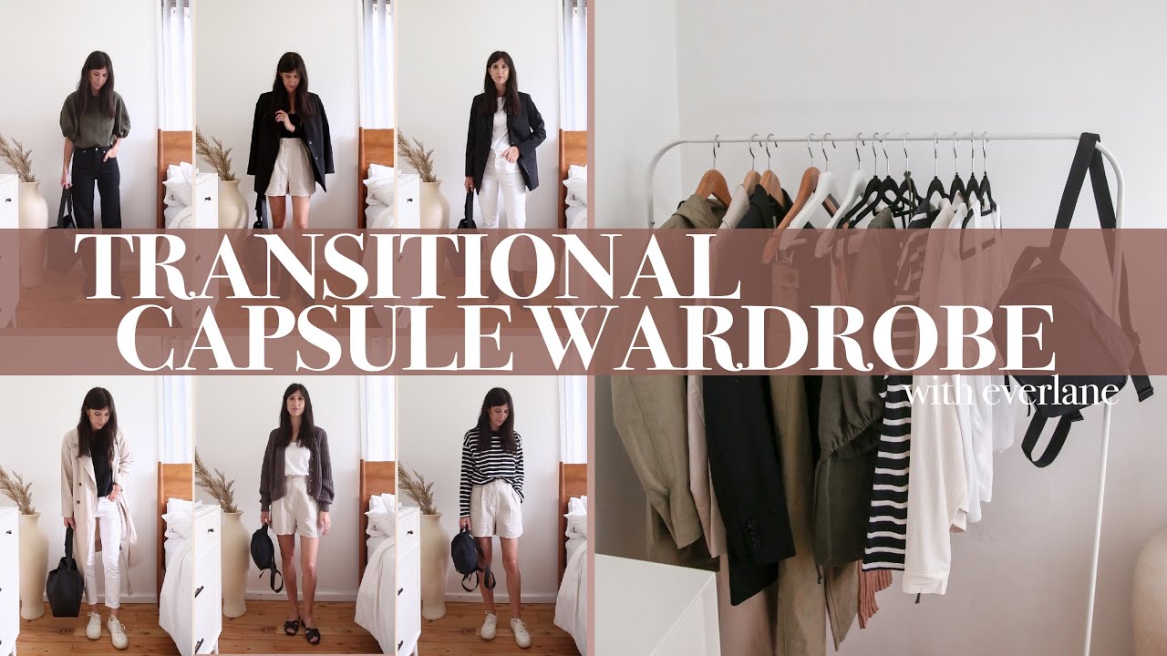 TRANSITIONAL CAPSULE WARDROBE + New Closet Staples (Everlane Haul & Try-On) | Mademoiselle [AD]